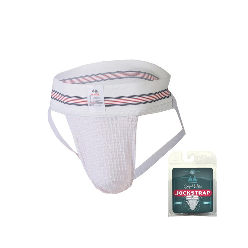 MM Edition Jockstrap Jockstrap Original Waist 3 Band Blanc